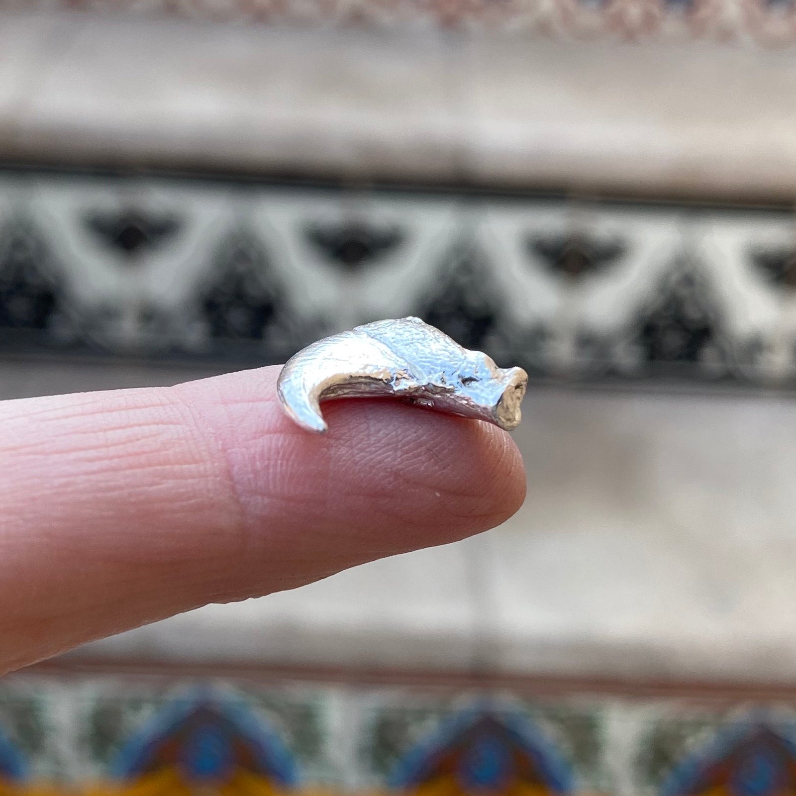 Casting Eagle Claw in silver